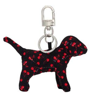 PINK DOG KEYCHAIN  By VICTORIA SECRET Cherries Limited Edition